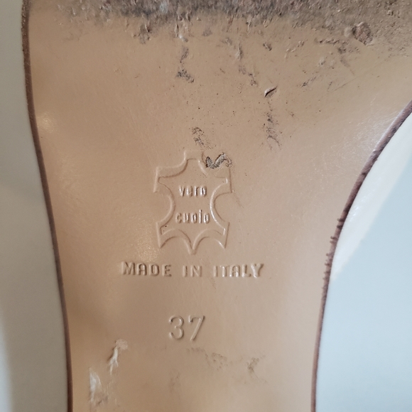 Leather Slip-on Heels - Picture 7 of 10